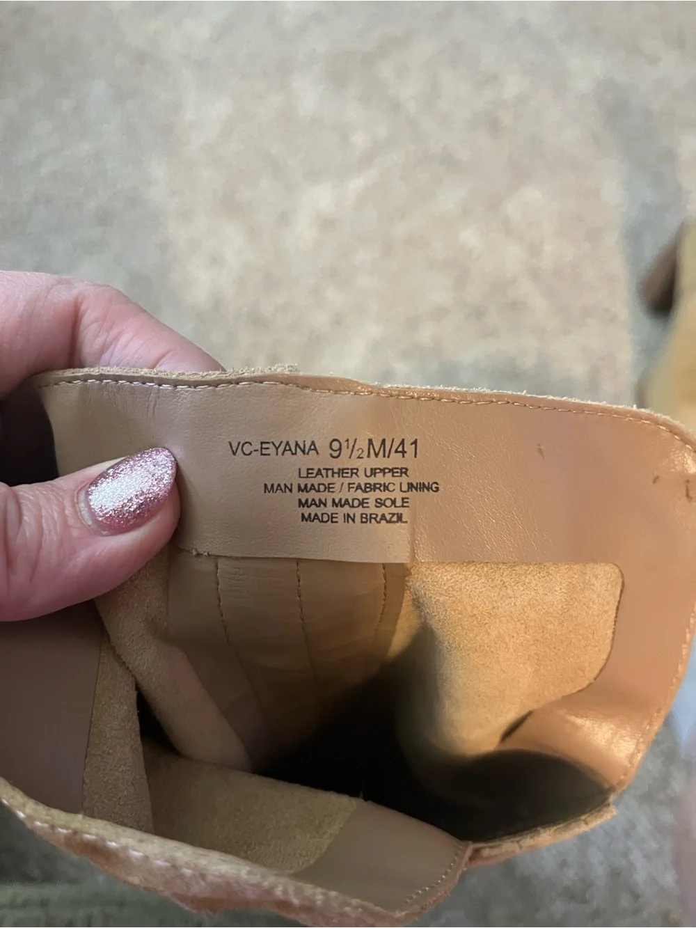 Vince Camuto Suede Over-the-Knee Boots in Camel